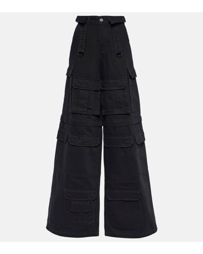 Vetements Pantalon cargo en coton - Bleu