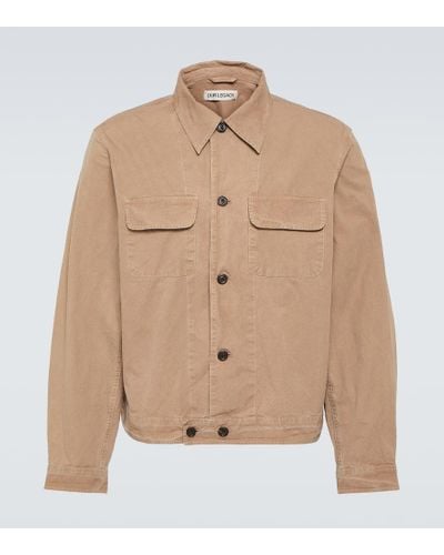 Our Legacy Coach Cotton Poplin Jacket - Natural