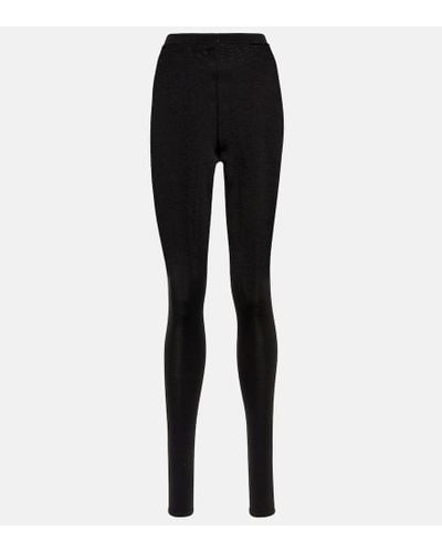Wolford Cashmere-blend leggings - Black
