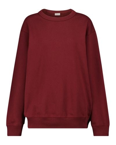 Dries Van Noten Sweatshirt aus Baumwoll-Jersey - Rot