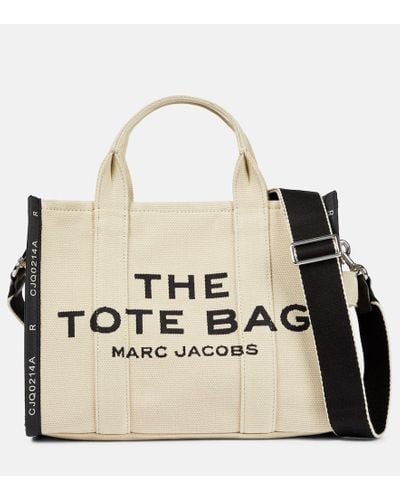 Marc Jacobs Borsa The Jacquard Medium Tote Bag - Neutro