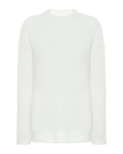 Jil Sander Mohair-blend Sweater - White