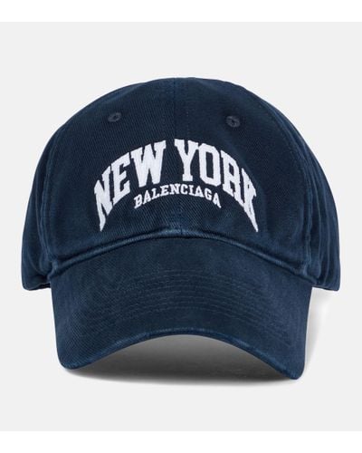 Balenciaga Cities Baseballcap New York - Blau