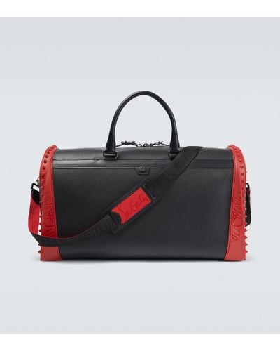 Christian Louboutin Sneakender Leather Duffle Bag - Red