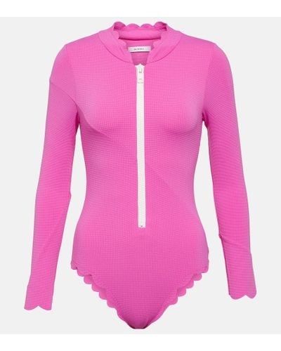 Marysia Swim North Sea Rashguard Swimsuit - Pink
