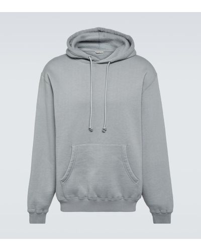 AURALEE Hoodie aus Baumwoll-Jersey - Grau