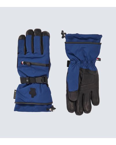 3 MONCLER GRENOBLE Ski Gloves - Blue