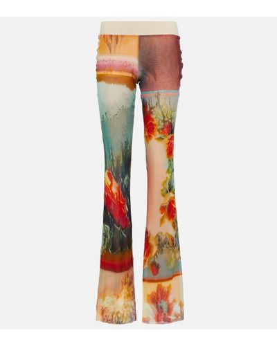 Floral Flare Pants for Women - Up to 85% off | Lyst