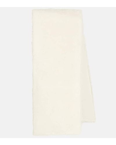 Yves Salomon Padded Shearling Scarf - Natural