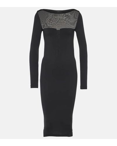 Wolford Venus Jersey Midi Dress - Black