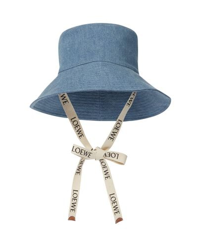 Loewe Paula's Ibiza Denim Bucket Hat - Blue