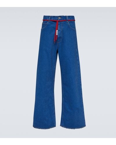 Marni Mid-rise Wide-leg Jeans - Blue