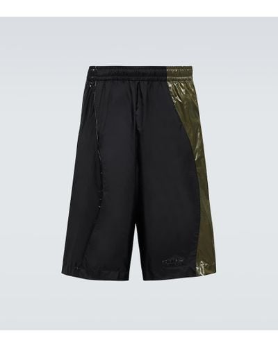 Moncler Genius Adidas Originals Shorts aus Shell in Colour-Block-Optik - Schwarz