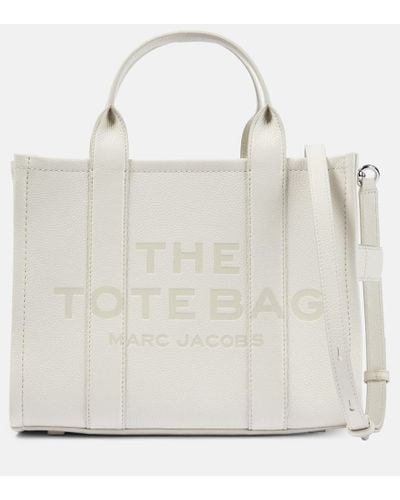 Marc Jacobs The Medium Leather Tote Bag - Natural