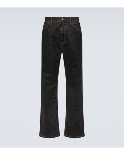 Marni Low-rise Straight Jeans - Black