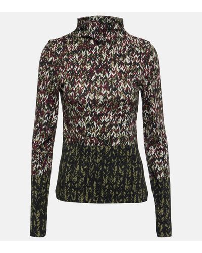 Loewe Trompe L'oeil Printed Top - Black