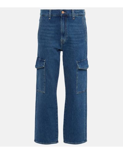 7 For All Mankind Jean cargo Logan - Bleu