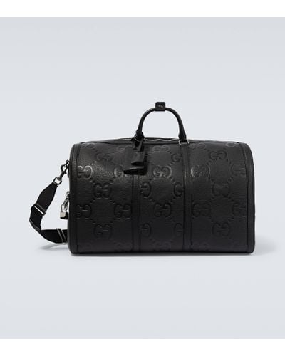 Gucci Jumbo GG Large Duffle Bag - Black