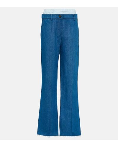AYA MUSE Cosa High-rise Denim Jeans - Blue