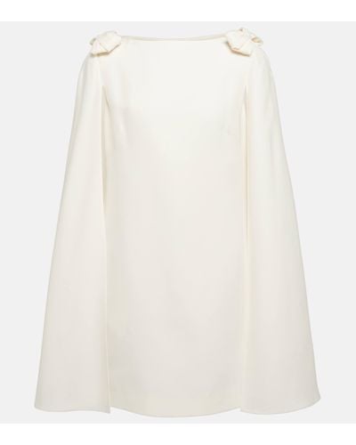 Valentino Robe en crepe - Blanc