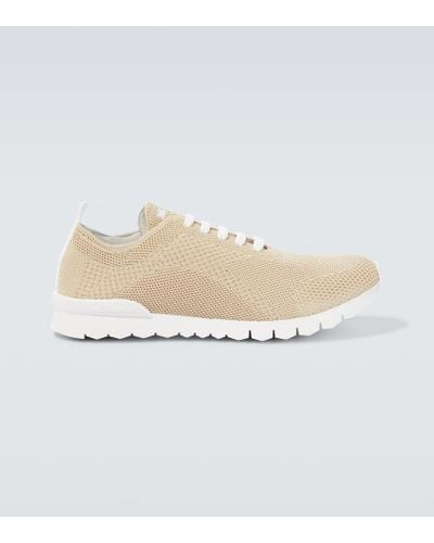 Kiton Sneakers FITS aus Baumwolle - Weiß