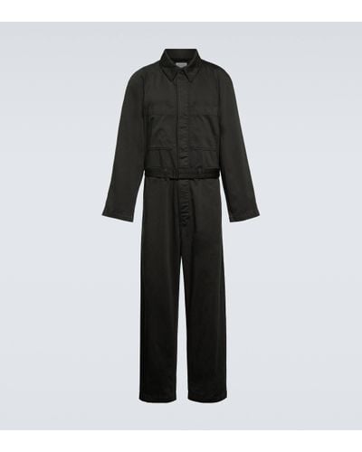 Lemaire Combi-pantalon en coton - Noir