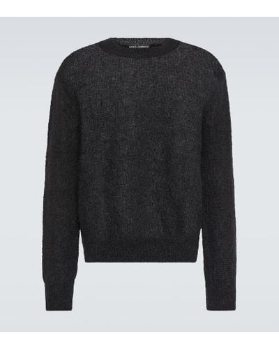 Dolce & Gabbana Jersey de mezcla de mohair - Negro