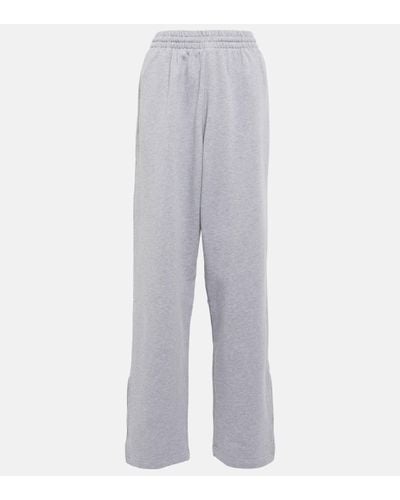 Wardrobe NYC X Hailey Bieber – Pantalon de survetement ample en coton - Gris