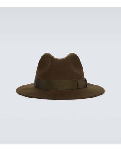 Borsalino Macho Wool Felt Hat - Brown