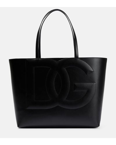 Dolce & Gabbana Sac cabas DG Logo - Noir