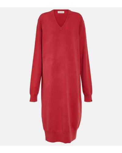 Extreme Cashmere Pulloverkleid N° 187 Merlin - Rot