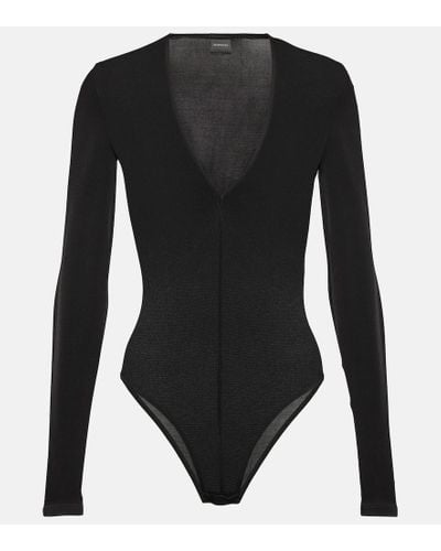 Balenciaga Body de jersey - Negro