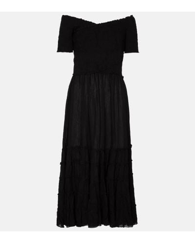 Poupette Soledad Midi Dress - Black