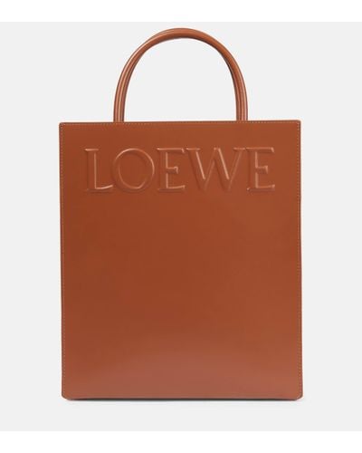 Loewe Standard A4 Tote Bag - Brown