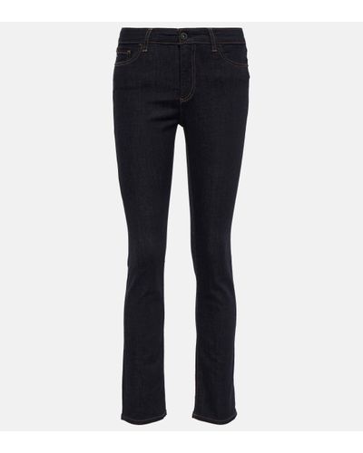 AG Jeans Mari High-rise Skinny Jeans - Blue