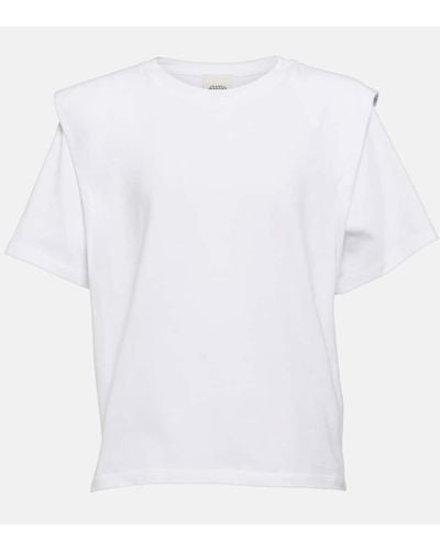 Isabel Marant T-Shirt Zelitos aus Baumwolle - Weiß