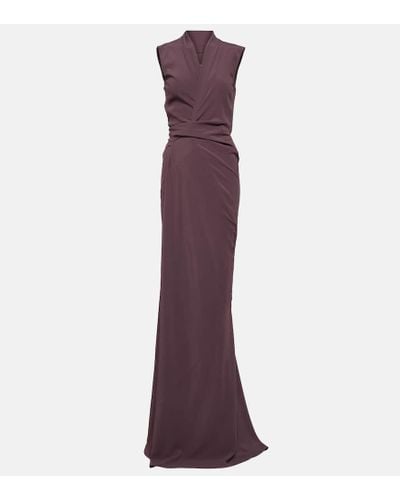 Rick Owens Vestido de fiesta cruzado - Morado