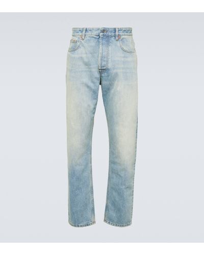 Valentino Mid-rise Straight Jeans - Blue