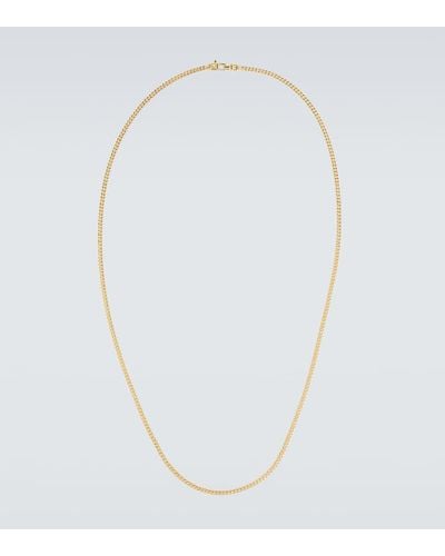 Tom Wood Curb Gold-plated Chain Necklace - White