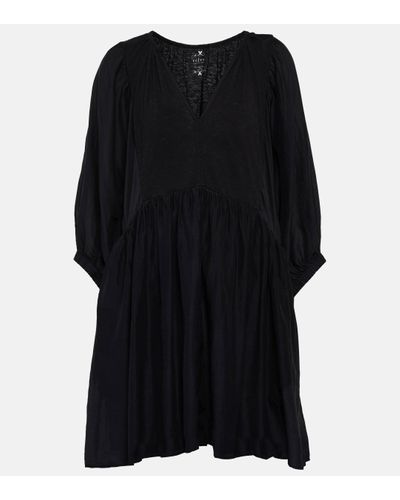 Velvet Erin Cotton Minidress - Black