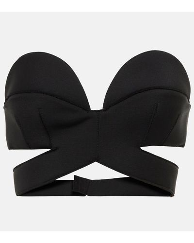 Givenchy Wool And Mohair Bralette - Black