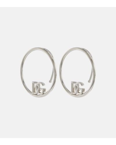 Dolce & Gabbana Ear cuff con logo - Metálico