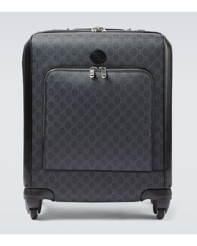 Gucci GG Supreme Small Carry-on Suitcase - Black