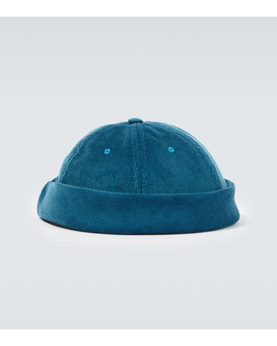 Marni Cotton Corduroy Hat - Blue