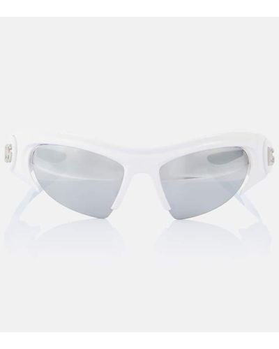 Dolce & Gabbana Cat-Eye-Sonnenbrille DG - Weiß
