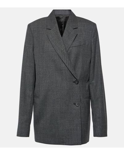 Totême Wool-blend Blazer - Grey