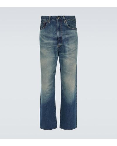 Junya Watanabe Straight Jeans Selvedge - Blau