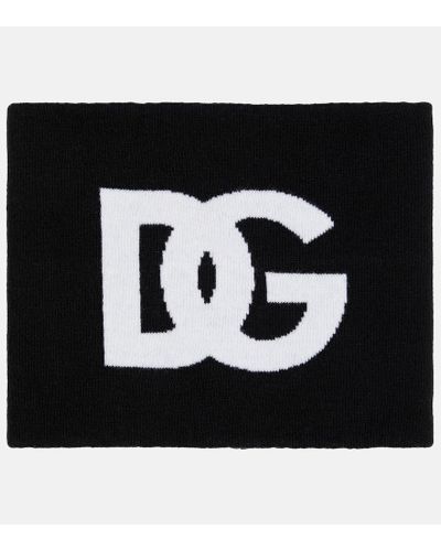 Dolce & Gabbana Schal aus einem Wollgemisch - Schwarz