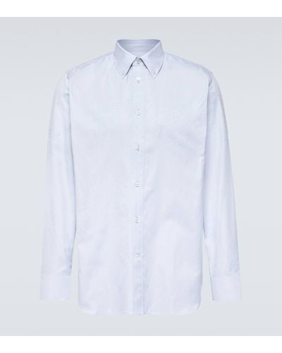 Berluti Printed Cotton Shirt - White