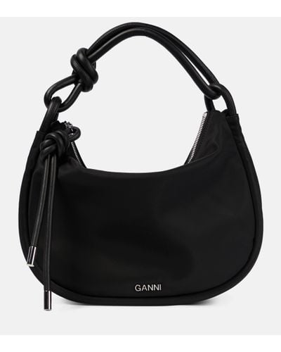 Ganni Knot Shoulder Bag - Black
